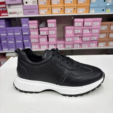 Sneakers Dama negri, talpa groasa, comozi Pas- 20