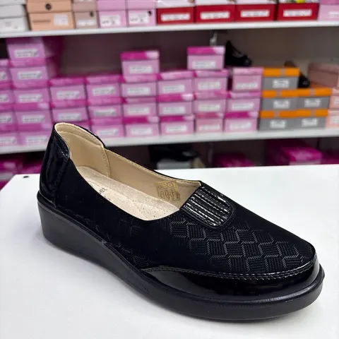 Pantofi Dama 150 3912 Comozi, Negri, Fara Siret