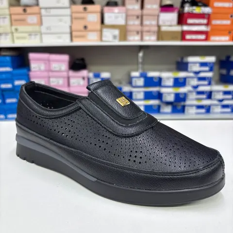 Pantofi Dama 130 A83 comozi, negri, fara siret