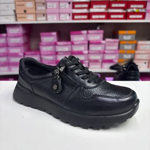 Sneakers Dama 150 1383-1 comozi, cu fermoar lateral